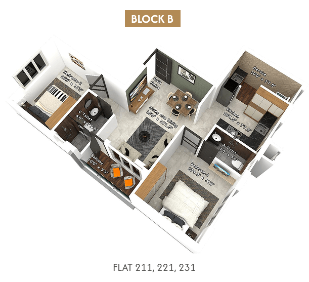 blueprint of maangudi apartment in Dindigul