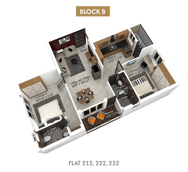 blue print of maangudi apartment in Dindigul